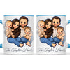 Personalised Cute Sticker Family Portrait Mug from Your Photo