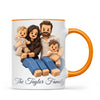 Personalised Block Character Family Portrait Mug from Your Photo