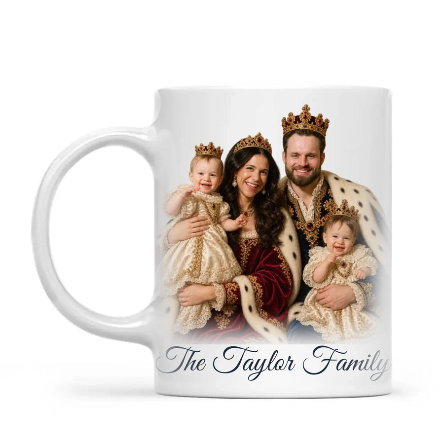 Personalised Royal Family Portrait Mug from Your Photo