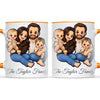Personalised Cute Sticker Family Portrait Mug from Your Photo