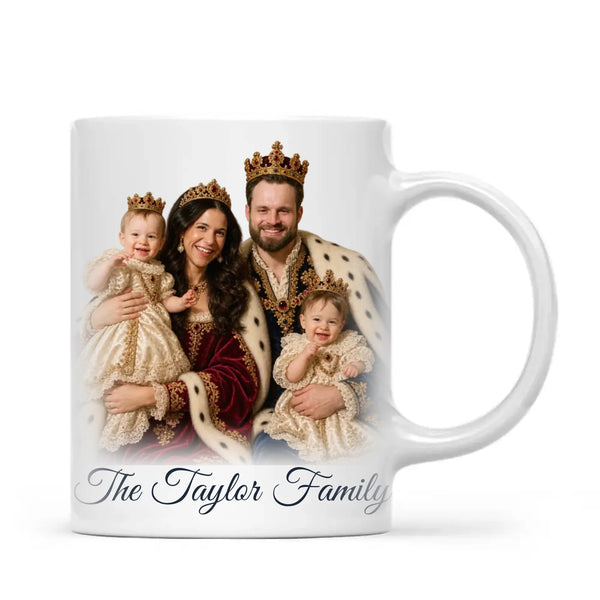 Personalised Royal Family Portrait Mug from Your Photo