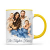 Personalised Watercolour Family Portrait Mug from Your Photo