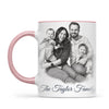 Personalised Pencil Sketch Family Portrait Mug from Your Photo