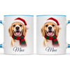 Personalised Christmas Cartoon Pet Portrait Mug from Your Photo