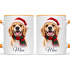 Personalised Christmas Cartoon Pet Portrait Mug from Your Photo