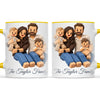 Personalised Block Character Family Portrait Mug from Your Photo