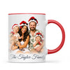 Personalised Summer Christmas Family Portrait Mug from Your Photo
