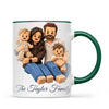 Personalised Block Character Family Portrait Mug from Your Photo