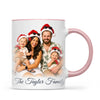 Personalised Summer Christmas Family Portrait Mug from Your Photo
