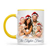 Personalised Summer Christmas Family Portrait Mug from Your Photo