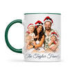 Personalised Summer Christmas Family Portrait Mug from Your Photo