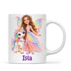 Personalised Unicorn Fairy Kids Photo Mug, view 2
