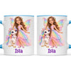 Personalised Unicorn Fairy Kids Photo Mug, view 12