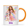 Personalised Unicorn Fairy Kids Photo Mug, view 14