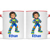 Personalised Gamer Hero Kids Photo Mug, view 9