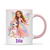 Personalised Unicorn Fairy Kids Photo Mug, view 17