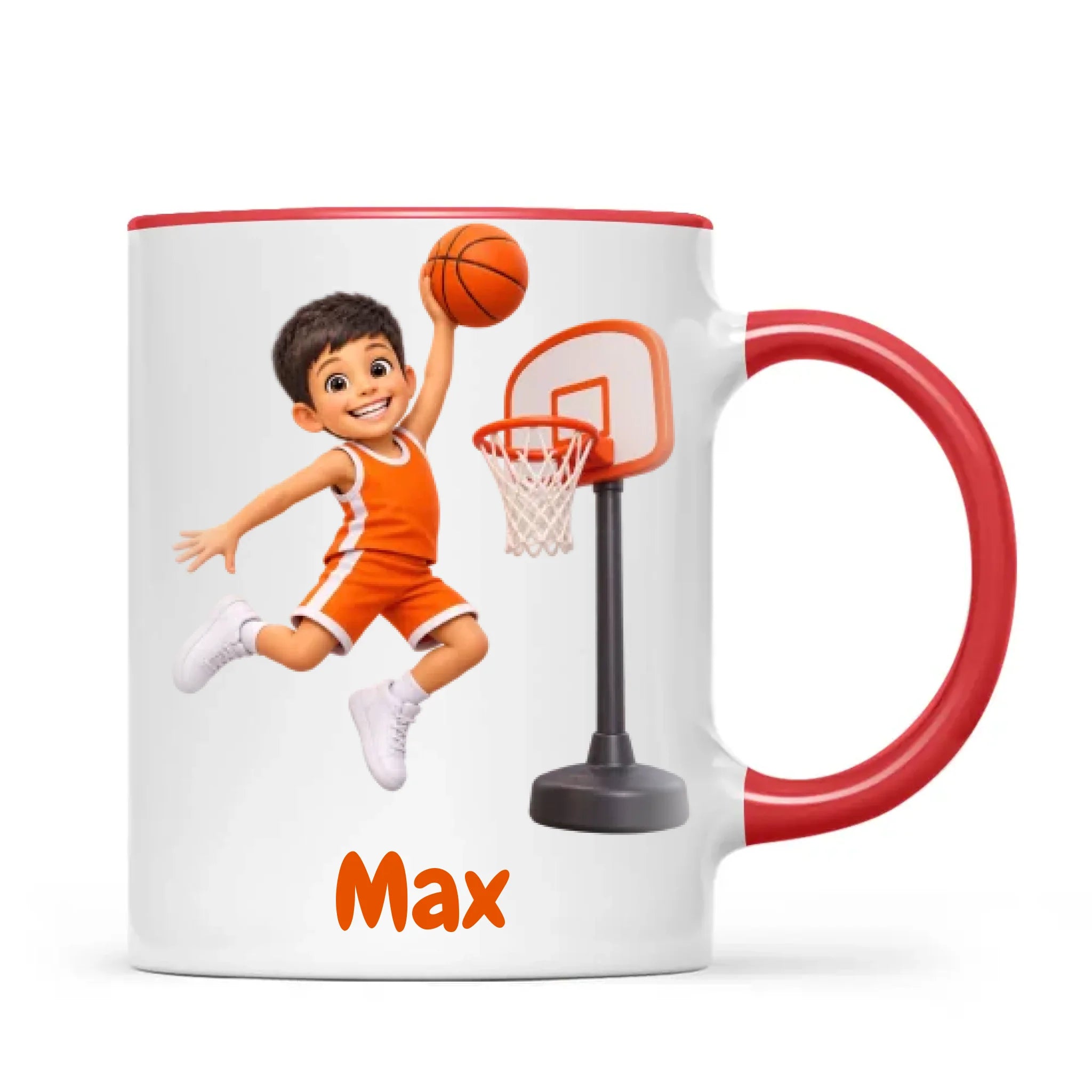 Personalised Basketball Star Kids Photo Mug, view 8