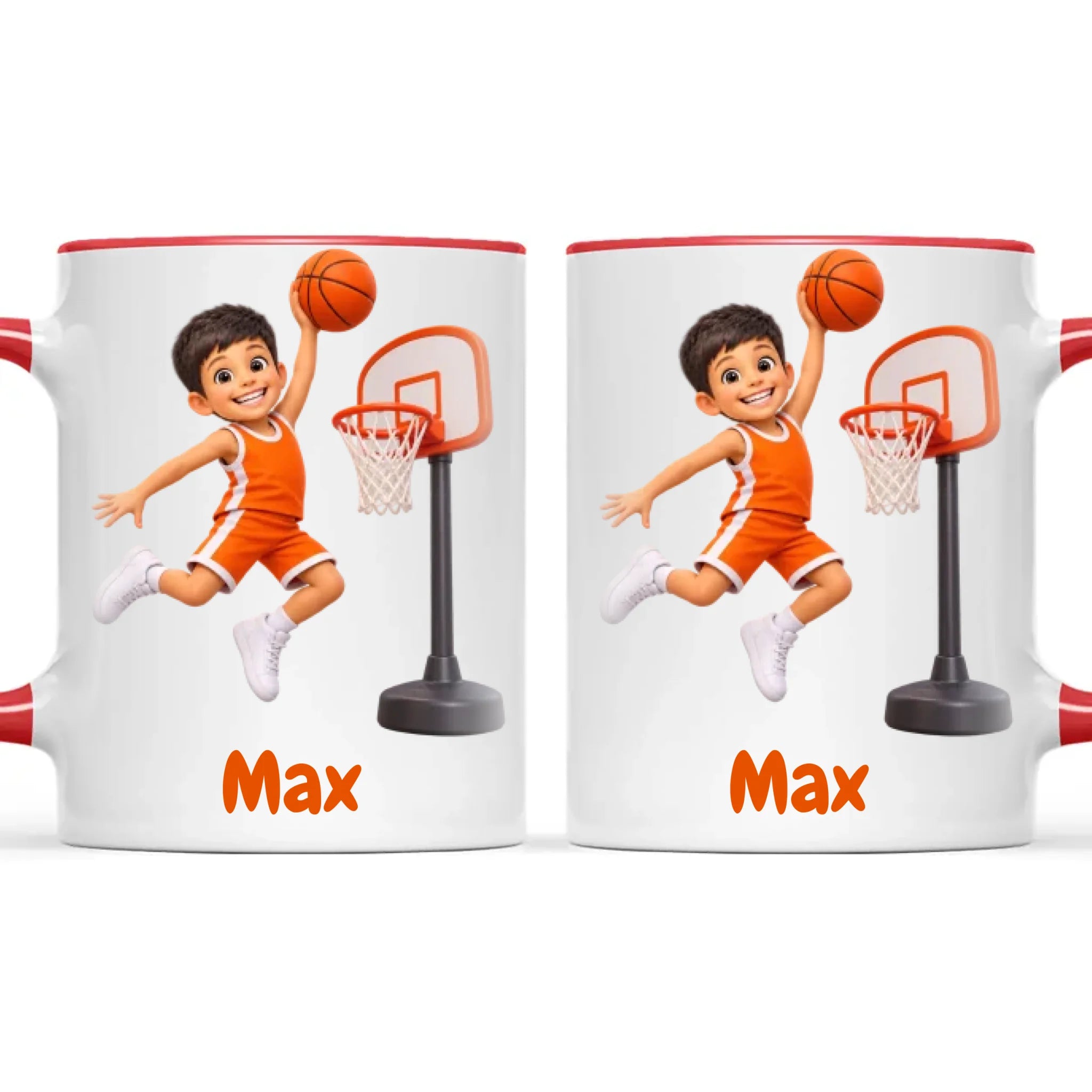 Personalised Basketball Star Kids Photo Mug, view 9