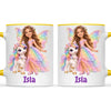 Personalised Unicorn Fairy Kids Photo Mug, view 21