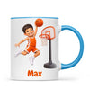 Personalised Basketball Star Kids Photo Mug, view 11
