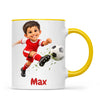 Personalised Football Star Kids Photo Mug, view 20