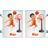 Personalised Basketball Star Kids Photo Mug, view 12