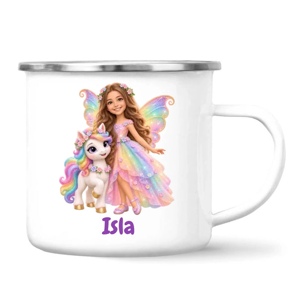 Personalised Unicorn Fairy Kids Photo Mug, view 26