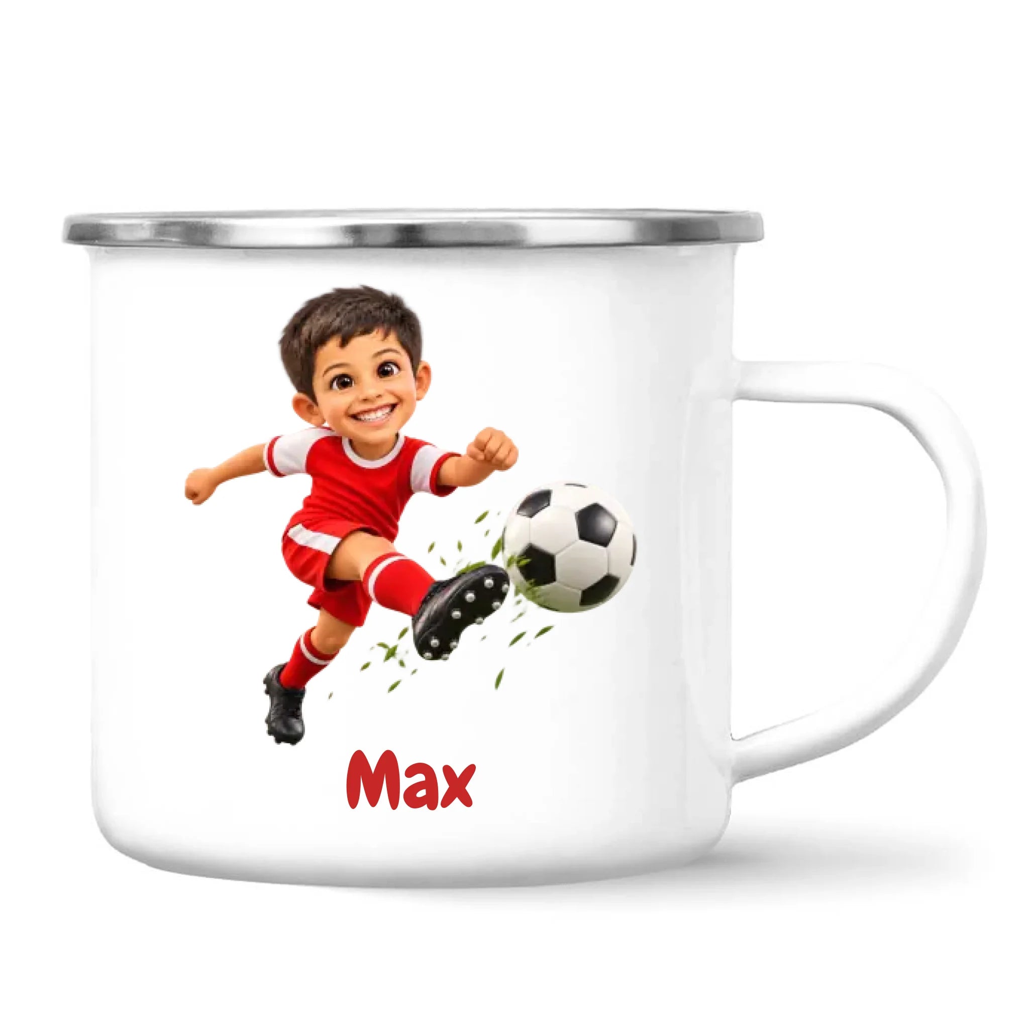 Personalised Football Star Kids Photo Mug, view 26