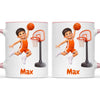 Personalised Basketball Star Kids Photo Mug, view 18
