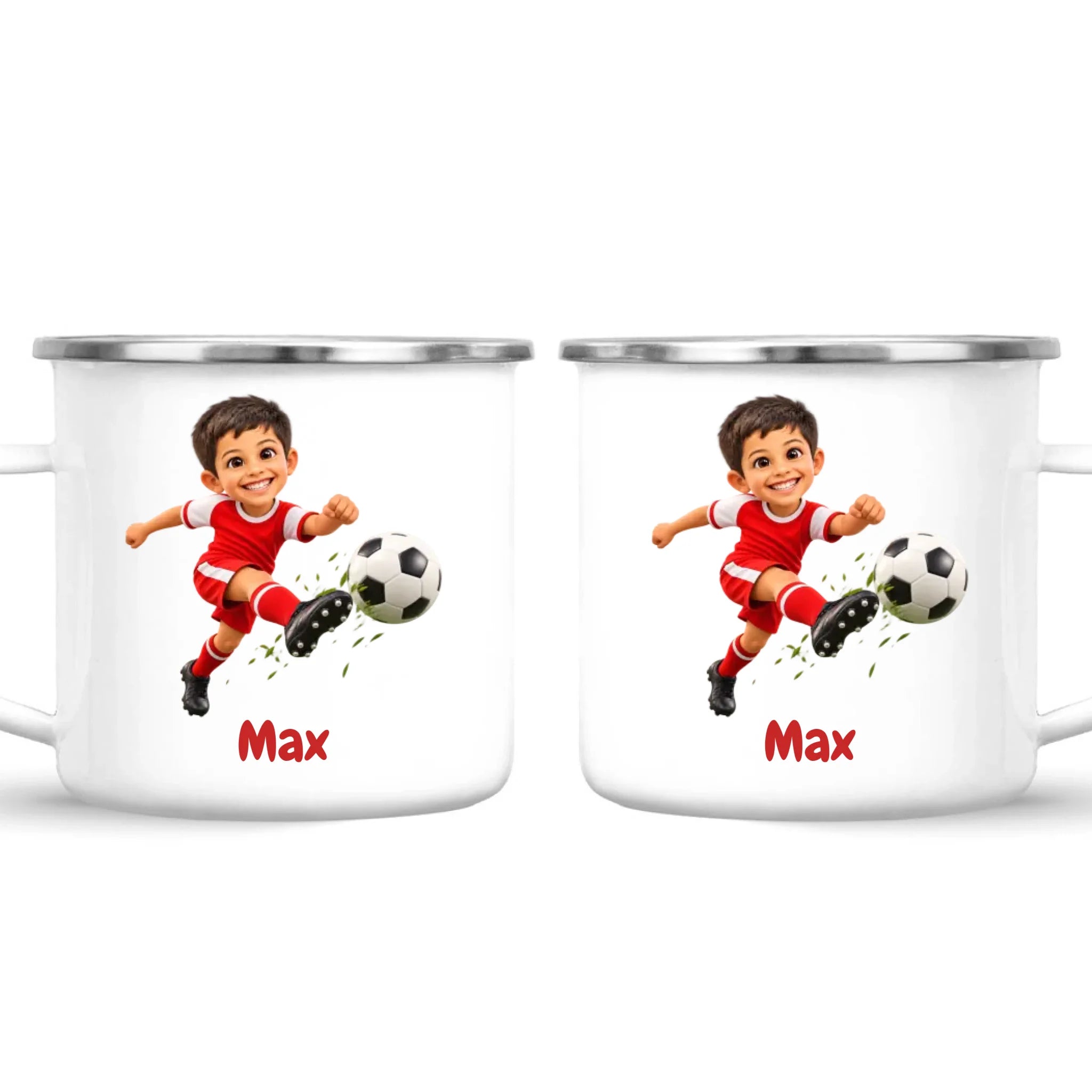Personalised Football Star Kids Photo Mug, view 27