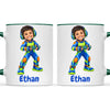 Personalised Gamer Hero Kids Photo Mug, view 24