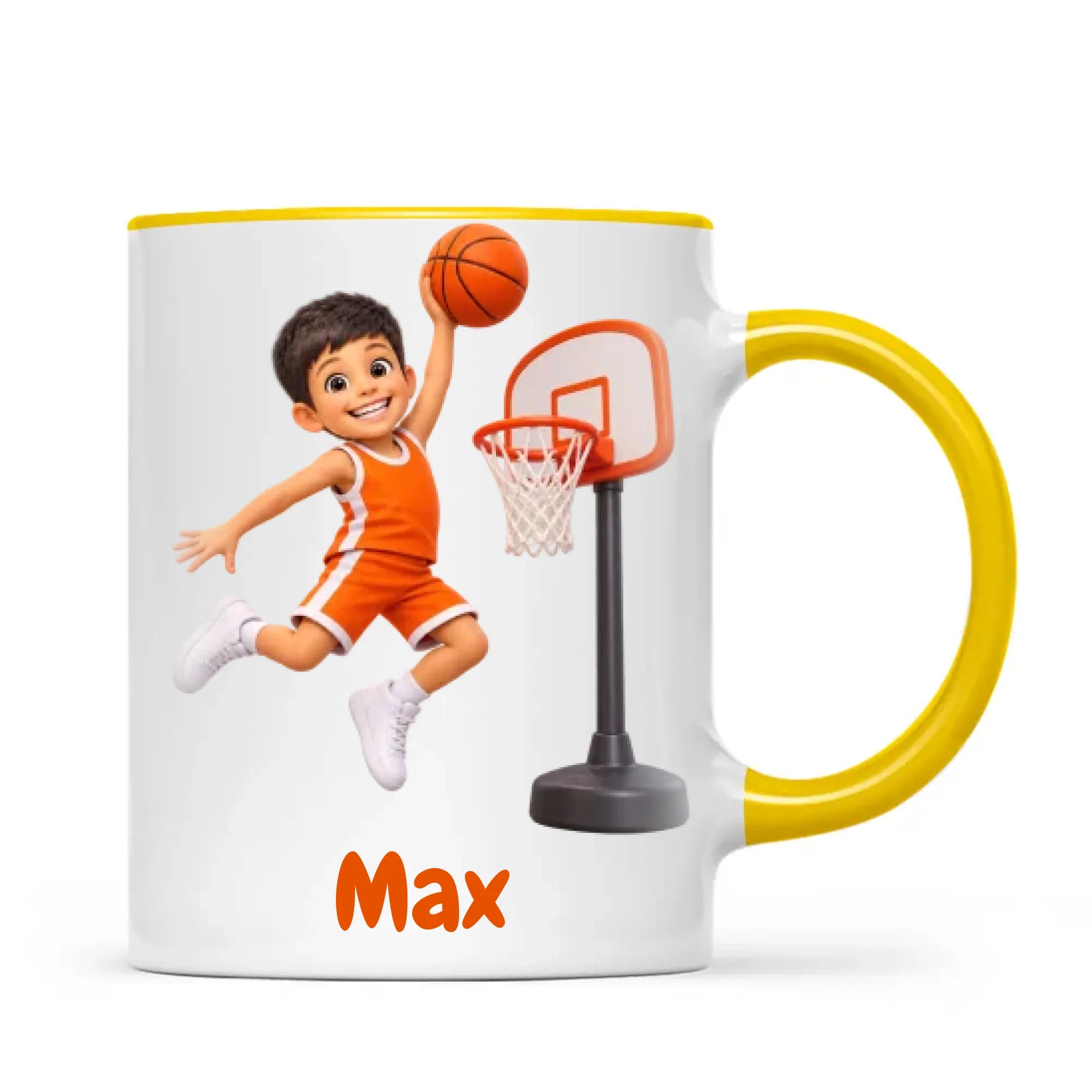 Personalised Basketball Star Kids Photo Mug, view 20
