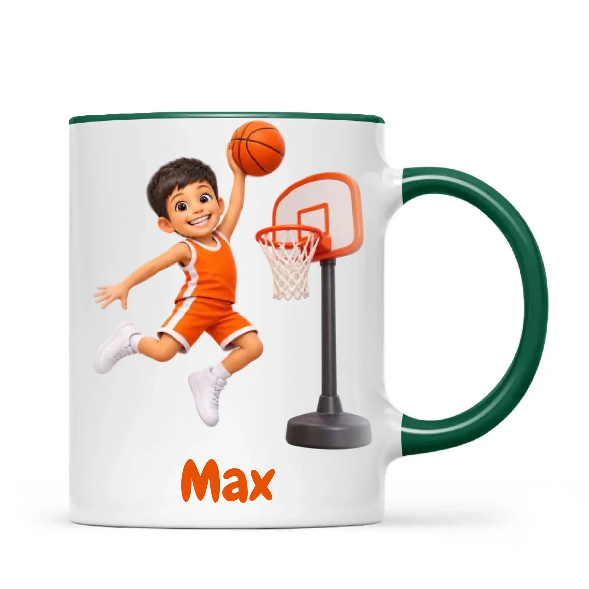 Personalised Basketball Star Kids Photo Mug, view 23