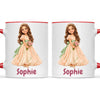 Personalised Storybook Princess and Prince Kids Photo Mug, view 9