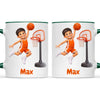 Personalised Basketball Star Kids Photo Mug, view 24