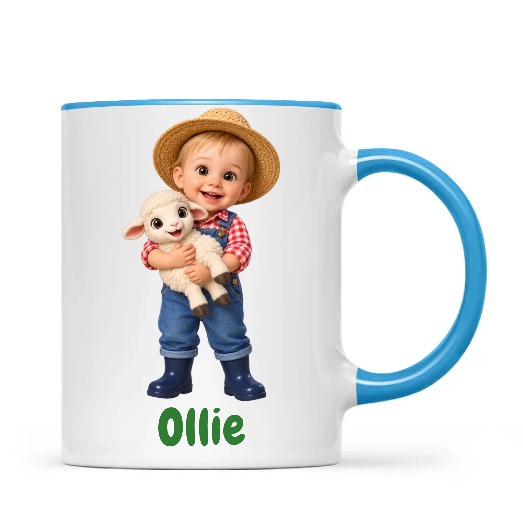 Personalised Little Farmer Kids Photo Mug, view 11