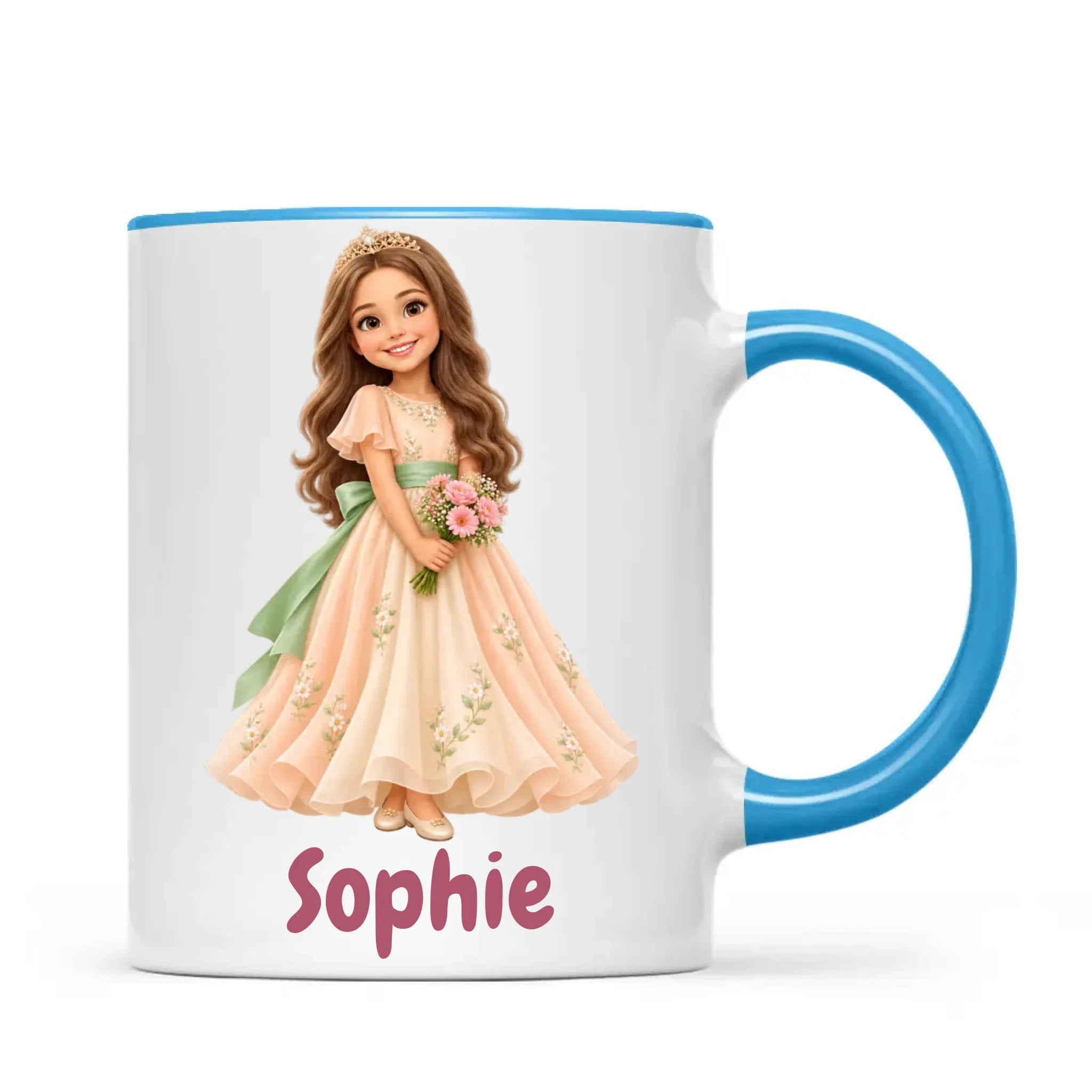Personalised Storybook Princess and Prince Kids Photo Mug, view 11