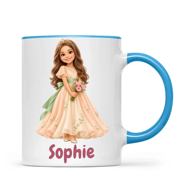 Personalised Storybook Princess and Prince Kids Photo Mug, view 11