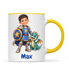 Personalised Knight and Dragon Kids Photo Mug, view 20