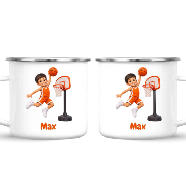 Personalised Basketball Star Kids Photo Mug, view 27