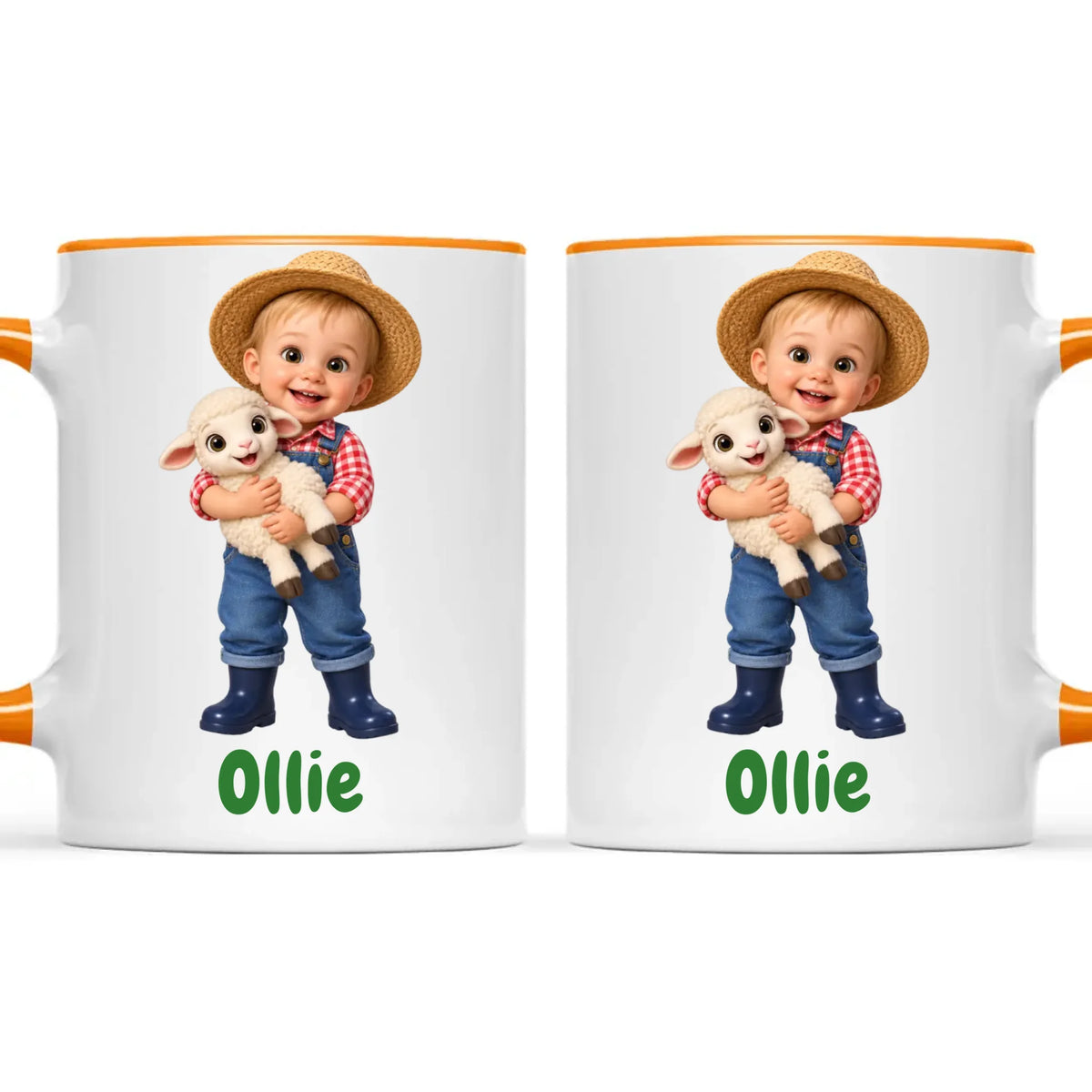 Personalised Little Farmer Kids Photo Mug, view 15