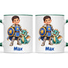 Personalised Knight and Dragon Kids Photo Mug, view 24