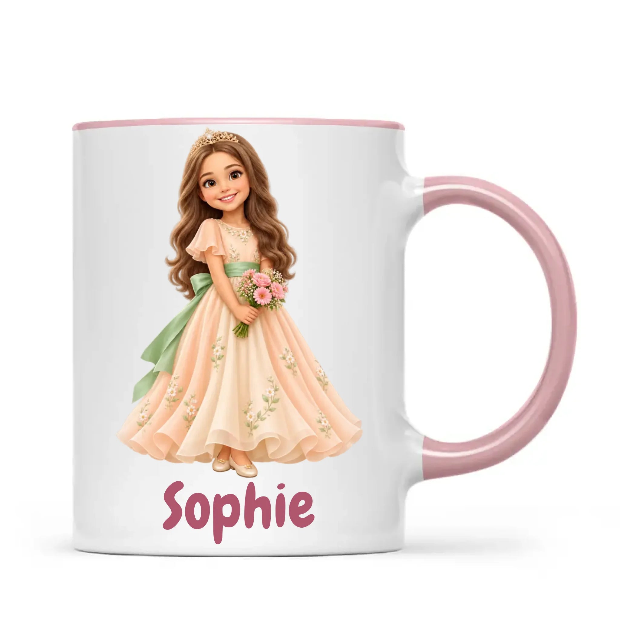 Personalised Storybook Princess and Prince Kids Photo Mug, view 17