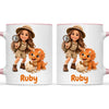 Personalised Dino Explorer Kids Photo Mug, view 18