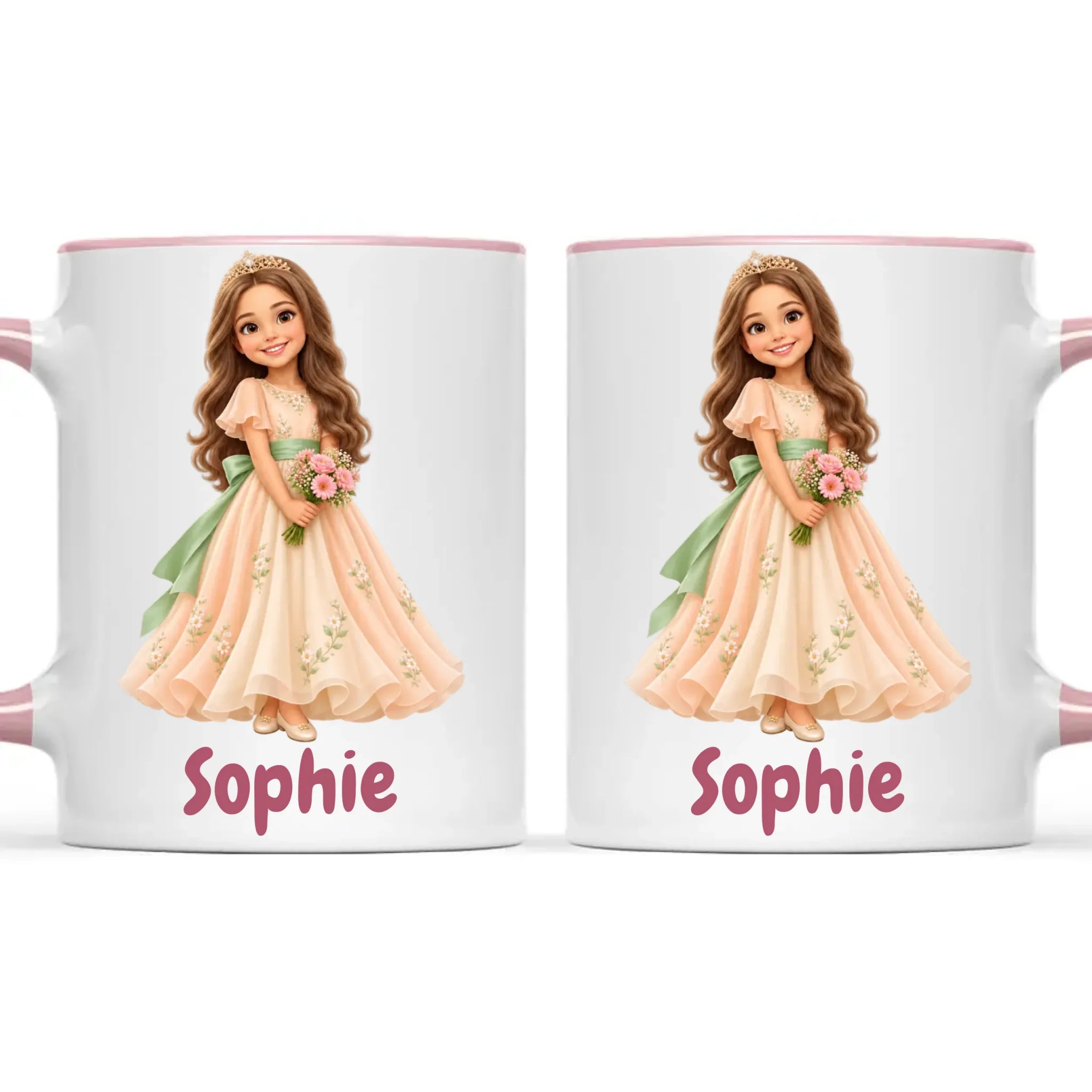 Personalised Storybook Princess and Prince Kids Photo Mug, view 18