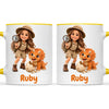 Personalised Dino Explorer Kids Photo Mug, view 21