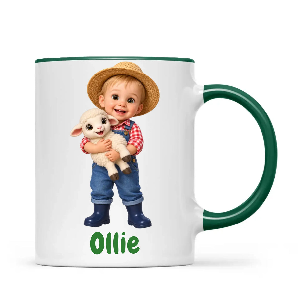 Personalised Little Farmer Kids Photo Mug, view 23