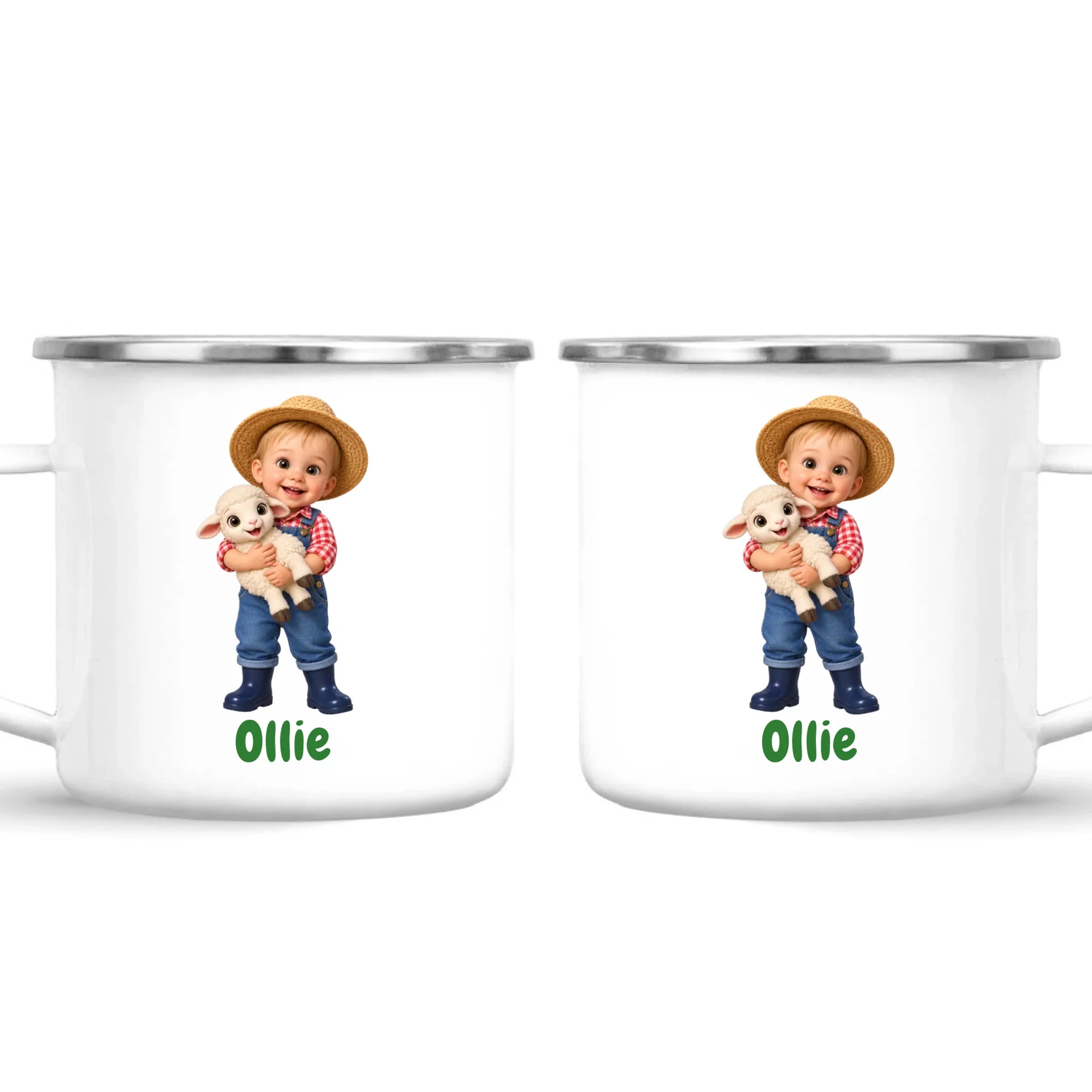 Personalised Little Farmer Kids Photo Mug, view 27