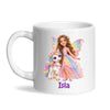 Personalised Unicorn Fairy Kids Photo Mug, white 6oz mug