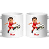 Personalised Football Star Kids Photo Mug, view 6